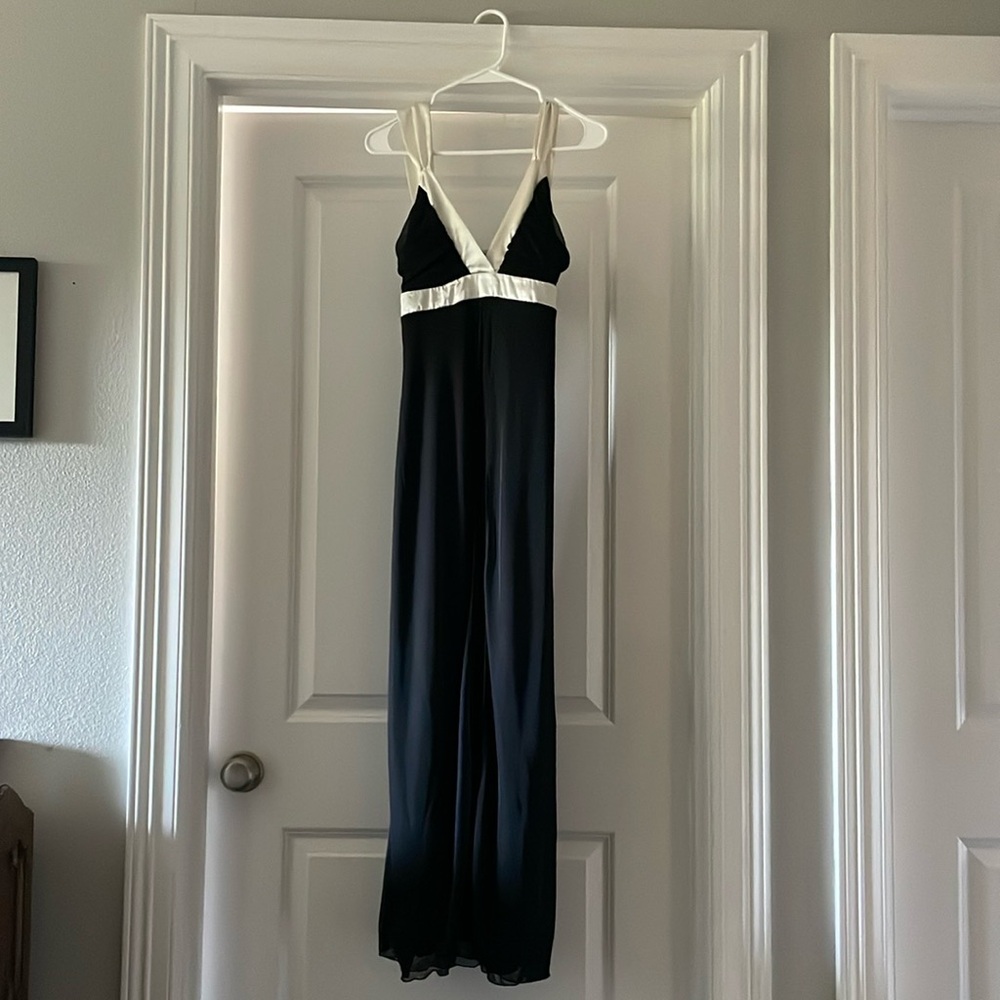 vintage black and white dress